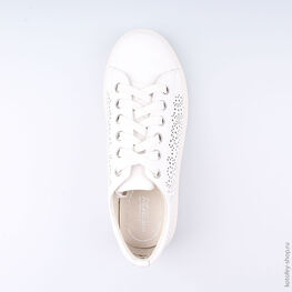 732189-22 Полуботинки для девочки белый фото №4