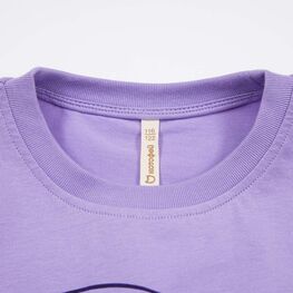 07802048-42 Футболка из кулирки Три кота сиреневый для девочки сиреневый фото №4