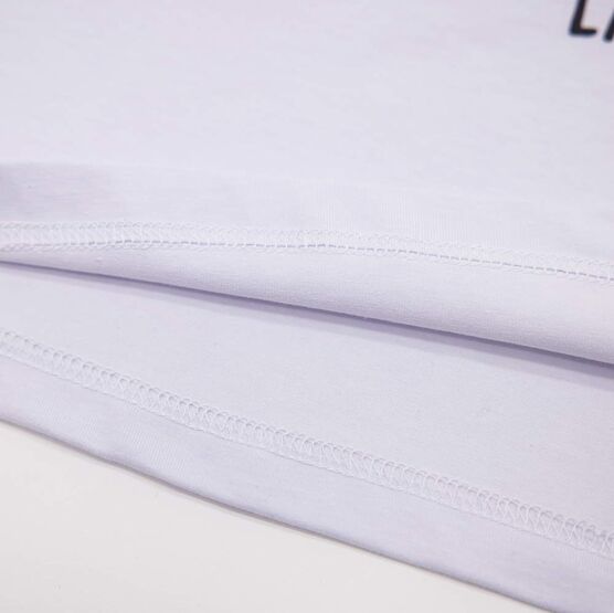 07802054-40 Объемная футболка из кулирки для девочки белый для девочки белый фото №4