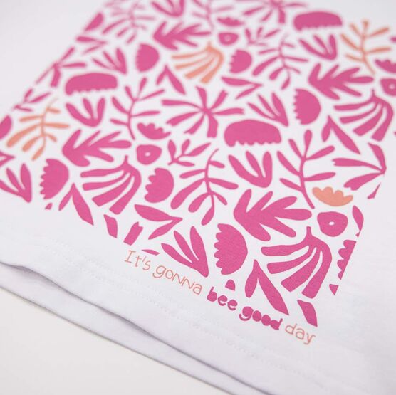 07802055-40 Укороченная футболка из кулирки для девочки белый для девочки бел-роз фото №4