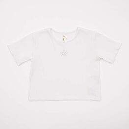 07802057-40 Белая футболка-топ для девочки для девочки белый