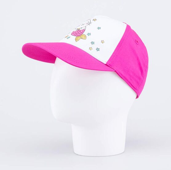 07809003-40 Кепка-бейсболка для девочки Ручалочка розовый-белый для девочки разноцветный