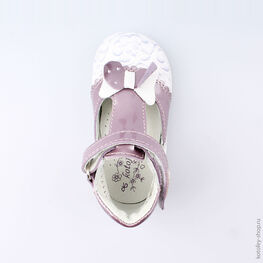 032080-23 Туфли для девочки сиреневый фото №4