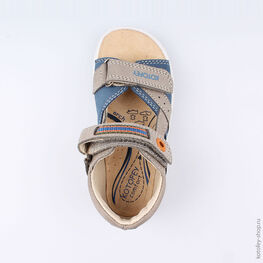 322024-26 Сандалии для мальчики син-сер фото №4