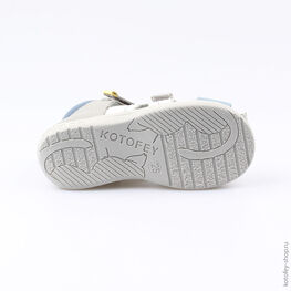 322057-21 Сандалии для мальчики сер-бел фото №3