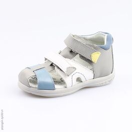 322057-21 Сандалии для мальчики сер-бел