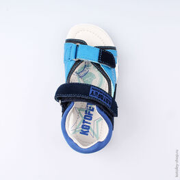 324005-22 Сандалии для мальчики светло-синий фото №4