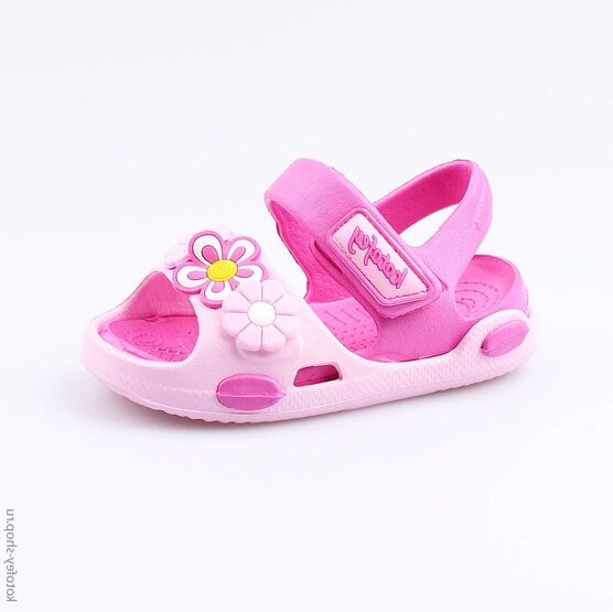 325052-01 Пляжная обувь для девочки роз-фук