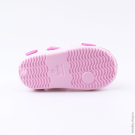 325052-01 Пляжная обувь для девочки роз-фук фото №3