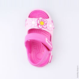 325052-01 Пляжная обувь для девочки роз-фук фото №4