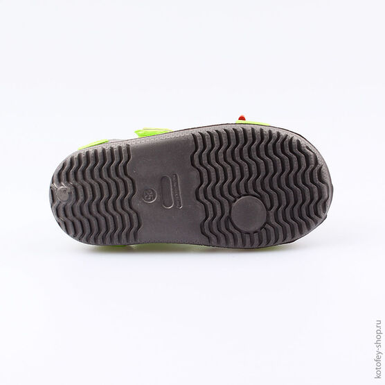 325053-02 Пляжная обувь для мальчики сер-сал фото №3
