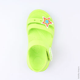 325056-02 Пляжная обувь для девочки салатовый фото №4