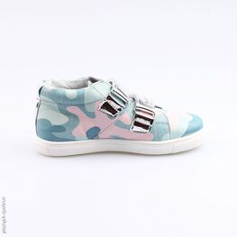 552107-21 Ботинки для девочки срб-цве фото №2