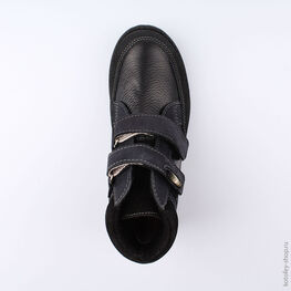 652053-34 Ботинки для мальчики черный фото №4