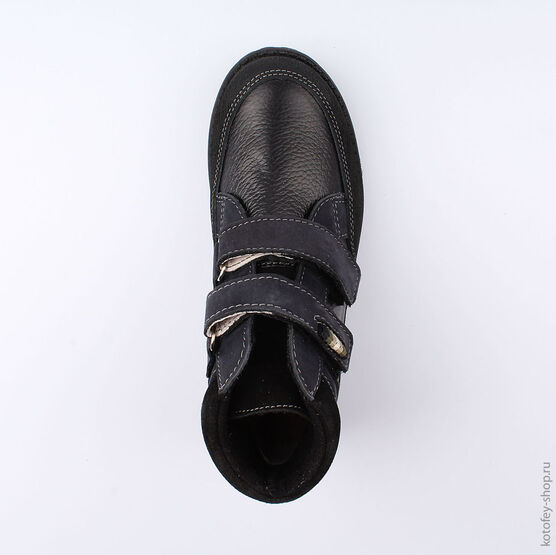 652053-34 Ботинки для мальчики черный фото №4