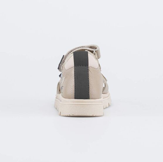 322193-22 Сандалии на липучках Игра для мальчики бежевый + черный фото №5