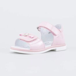 323075-24 Нарядные босоножки для девочки для девочки розовый