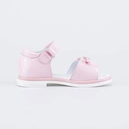 323075-24 Нарядные босоножки для девочки для девочки розовый фото №2
