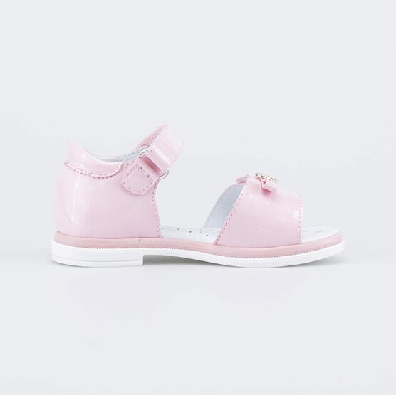 323075-24 Нарядные босоножки для девочки для девочки розовый фото №2