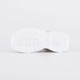 422078-23 Кожаные сандалии для девочки для девочки бежевый + розовый фото №3