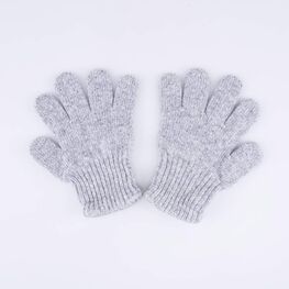 07721223-40 Теплые перчатки с пухом яка серый для мальчики серый