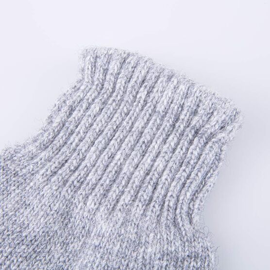 07721223-40 Теплые перчатки с пухом яка серый для мальчики серый фото №2