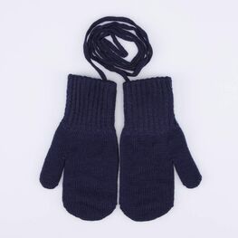 07721234-41 Варежки детские однослойные темно-синий для мальчики т.син