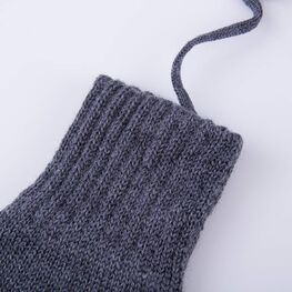 07722247-42 Перчатки из шерсти мериноса темно-серый для мальчики темно-серый фото №2