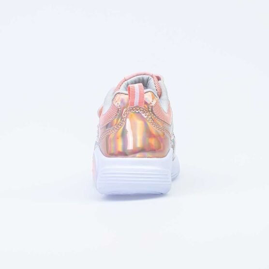 344270-72 Кроссовки с LED-подсветкой на подошве для девочки бронзовый фото №5