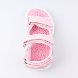 124009-12 Пляжная обувь с LED-подсветкой на подошве для девочки розовый фото №4