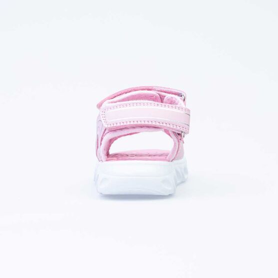 124009-12 Пляжная обувь с LED-подсветкой на подошве для девочки розовый фото №5