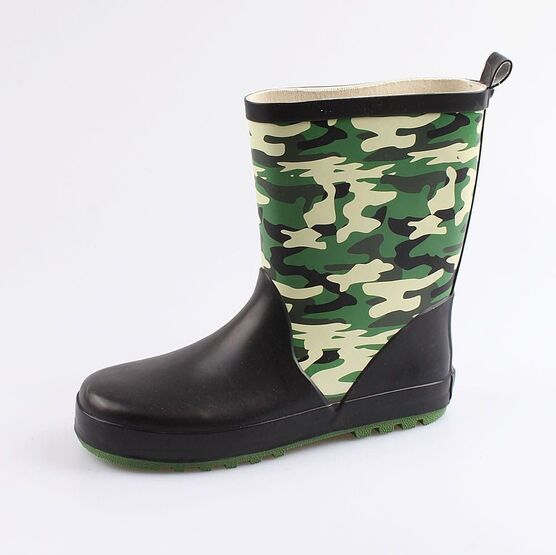 766067-11 Резиновые сапоги для мальчики чер-зел