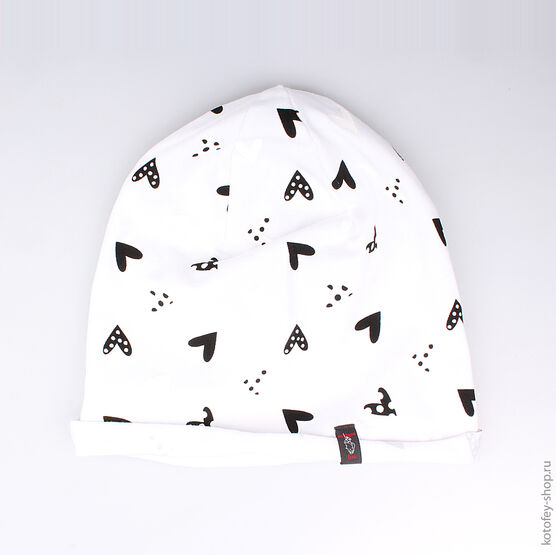 07811051-00 Шапка одинарная белая для девочки белый