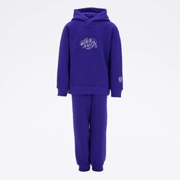 07864066-40 Костюм из футера фиолетовый для девочки фиолетовый