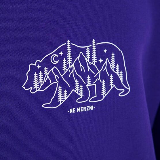 07864066-40 Костюм из футера фиолетовый для девочки фиолетовый фото №4