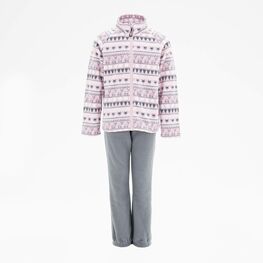 07864068-40 Костюм детский флисовый цветной для девочки разноцветный