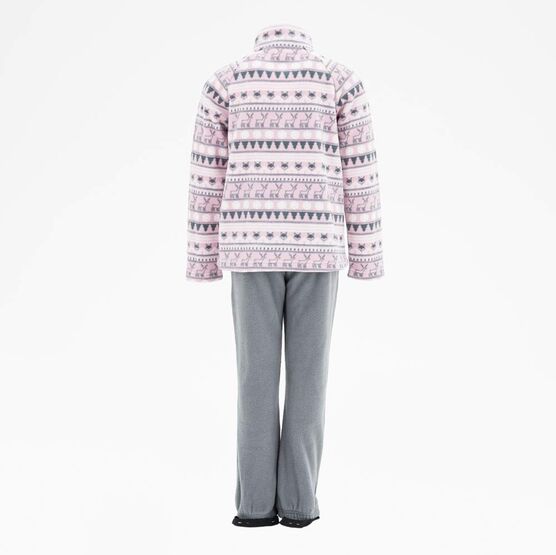 07864068-40 Костюм детский флисовый цветной для девочки разноцветный фото №3