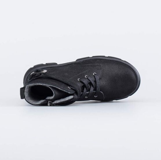 752218-31 Осенние ботинки для девочки для девочки черный фото №4