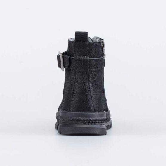 752218-31 Осенние ботинки для девочки для девочки черный фото №5