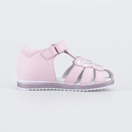 322194-21 Детские кожаные сандалии Бабочка для девочки розовый фото №2