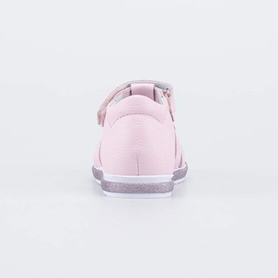 322194-21 Детские кожаные сандалии Бабочка для девочки розовый фото №5