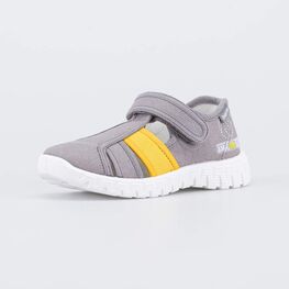 421113-11 Текстильные сандалии серые для мальчики серый