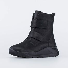 652192-52 Черные зимние ботинки для девочки для девочки черный