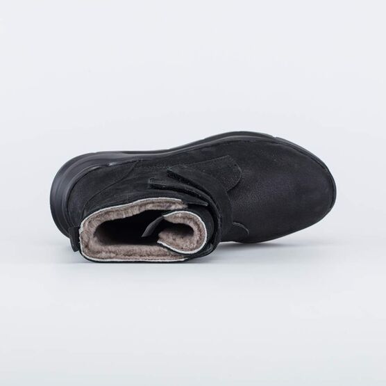 652192-52 Черные зимние ботинки для девочки для девочки черный фото №4