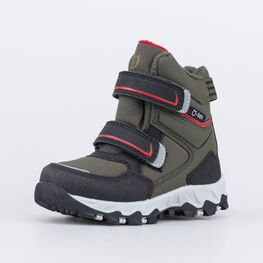 254810-41 Высокие мембранные ботинки для мальчики оливковый