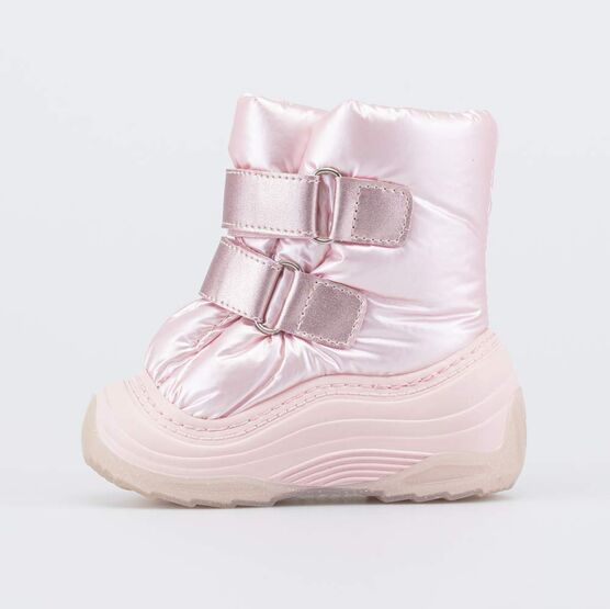 061014-41 Зимние сапожки-дутики розовый для девочки розовый фото №2