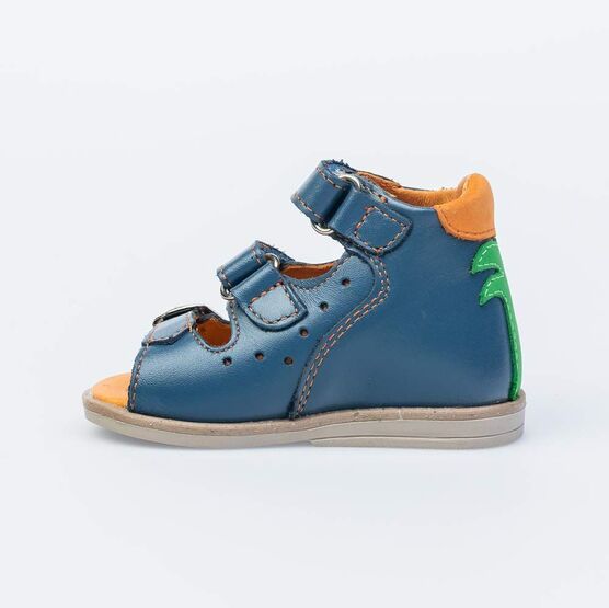 022114-21 Туфли летние для мальчики голубой фото №2