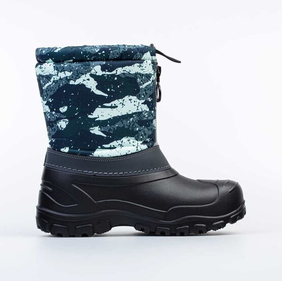 664118-43 Сноубутсы для мальчики серый фото №2