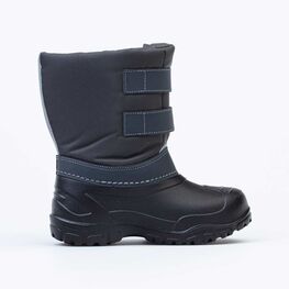 664119-41 Сноубутсы с липучками для мальчики серый фото №2