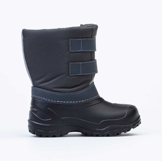 664119-41 Сноубутсы с липучками для мальчики серый фото №2